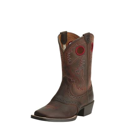 Ariat Western: Heritage Roughstock Botas Western Niños - Marrones (RHUYA5734)